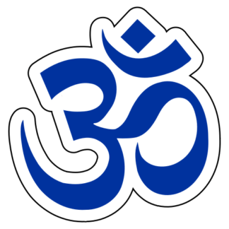 Hinduism Sticker (Blue)